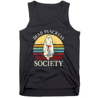 Diabetes Awareness Dead Pancreas Society Halloween Ghost Tank Top