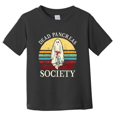 Diabetes Awareness Dead Pancreas Society Halloween Ghost Toddler T-Shirt