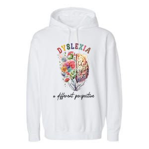 Dyslexia A Different Perspective Dyslexia Specialist Teacher Garment-Dyed Fleece Hoodie