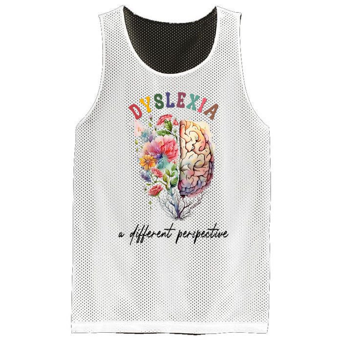 Dyslexia A Different Perspective Dyslexia Specialist Teacher Mesh Reversible Basketball Jersey Tank