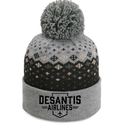 Desantis Airlines The Baniff Cuffed Pom Beanie