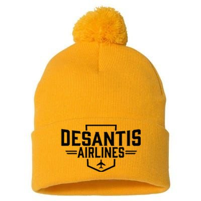 Desantis Airlines Pom Pom 12in Knit Beanie