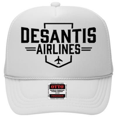 Desantis Airlines High Crown Mesh Back Trucker Hat