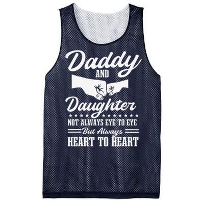 Dad And Daughter Father Love Fathers Day Mesh Reversible Basketball Jersey Tank