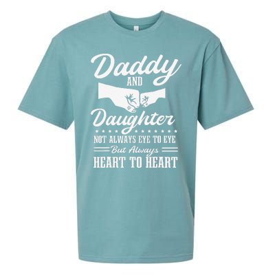 Dad And Daughter Father Love Fathers Day Sueded Cloud Jersey T-Shirt