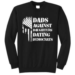 Dads Against Daughters Dating Democrats Patriotic Skull Sweatshirt