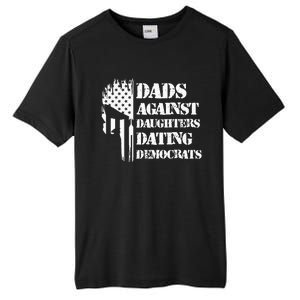 Dads Against Daughters Dating Democrats Patriotic Skull Tall Fusion ChromaSoft Performance T-Shirt