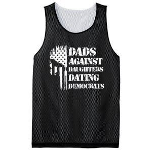 Dads Against Daughters Dating Democrats Patriotic Skull Mesh Reversible Basketball Jersey Tank