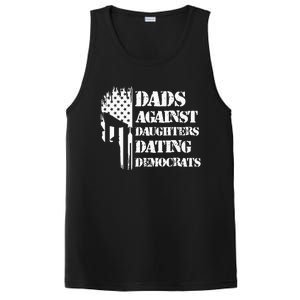 Dads Against Daughters Dating Democrats Patriotic Skull PosiCharge Competitor Tank