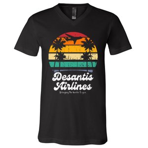 Desantis Airlines V-Neck T-Shirt