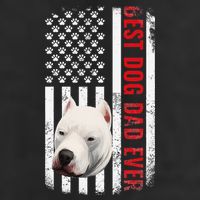 Dogo Argentino Dad Dog Lover American Flag Usa Pride Hat