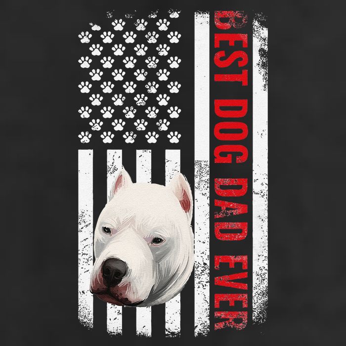 Dogo Argentino Dad Dog Lover American Flag Usa Pride Hat
