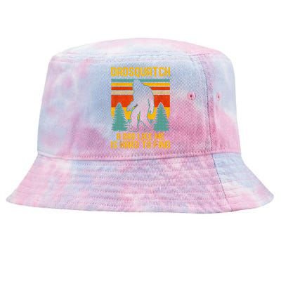 Dadsquatch A Dad Like Me Is Hard To Find Bigfoot Dad Tie-Dyed Bucket Hat