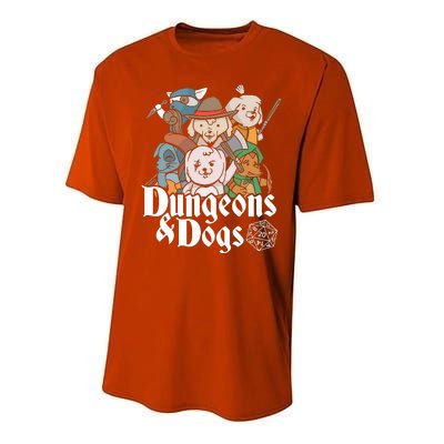 Dungeons And Dogs Performance Sprint T-Shirt