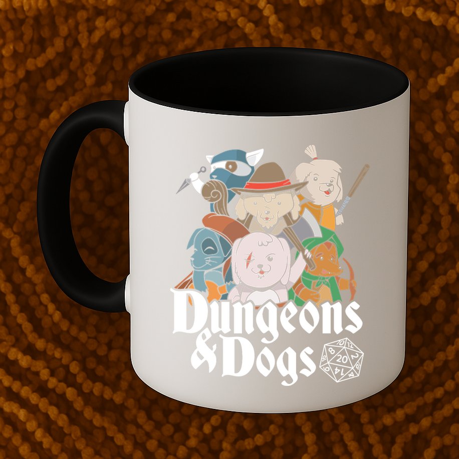 Dungeons And Dogs Mug