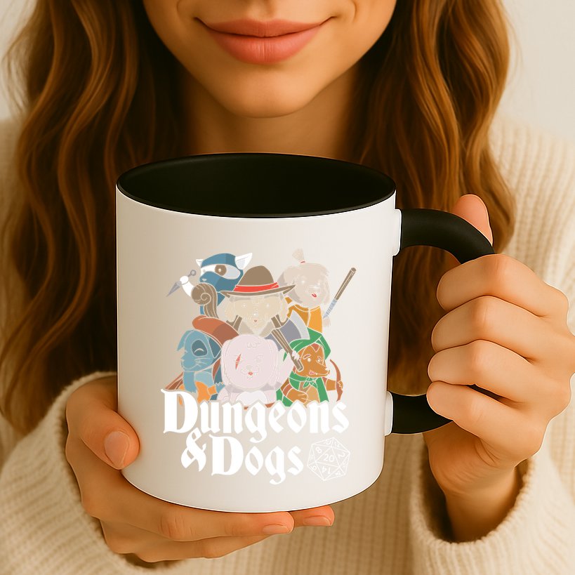 Dungeons And Dogs Mug