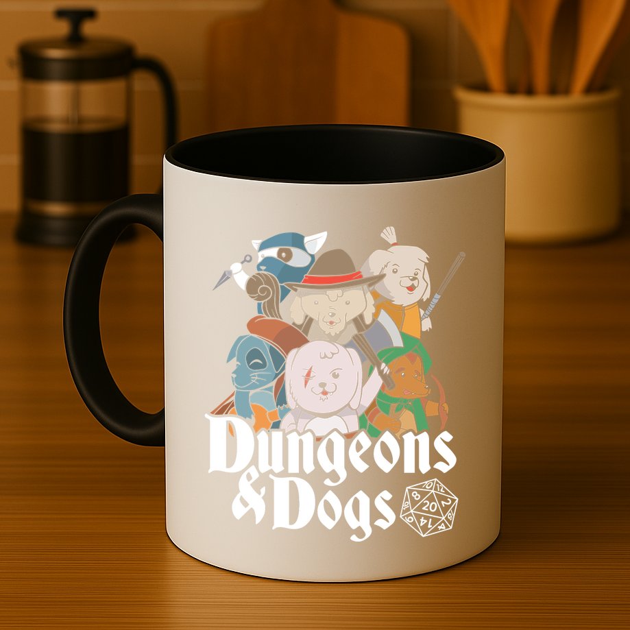 Dungeons And Dogs Mug