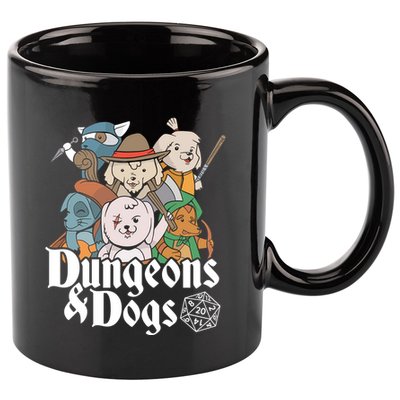 Dungeons And Dogs 11oz C Handle Ceramic Mug
