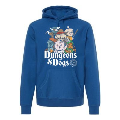 Dungeons And Dogs Premium Hoodie