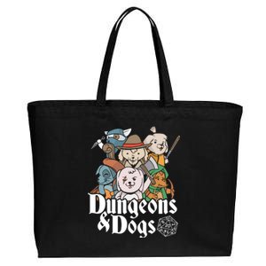 Dungeons And Dogs Cotton Canvas Jumbo Tote