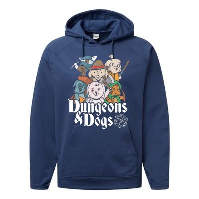 Dungeons And Dogs Performance Fleece Hoodie