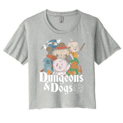 Dungeons And Dogs Women's Crop Top Tee