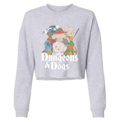 Dungeons And Dogs Cropped Pullover Crew