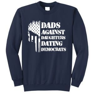 Dads Against Daughters Dating Democrats Patriotic Skull Sweatshirt