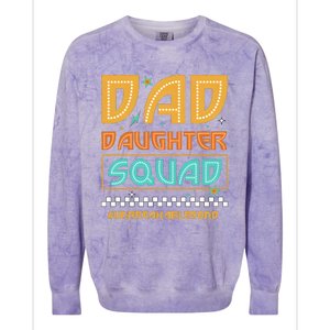 Dad And Daughter Squad Unbreakablebond Colorblast Crewneck Sweatshirt