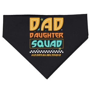 Dad And Daughter Squad Unbreakablebond USA-Made Doggie Bandana