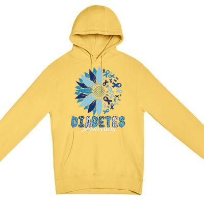 Diabetes Awareness Premium Pullover Hoodie