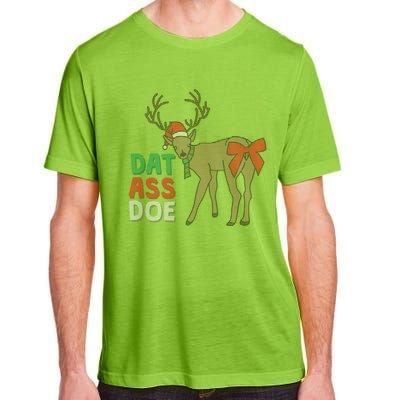 Dat Ass Doe Reindeer Naughty Funny Christmas Gift Adult ChromaSoft Performance T-Shirt