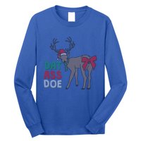 Dat Ass Doe Reindeer Naughty Funny Christmas Gift Long Sleeve Shirt