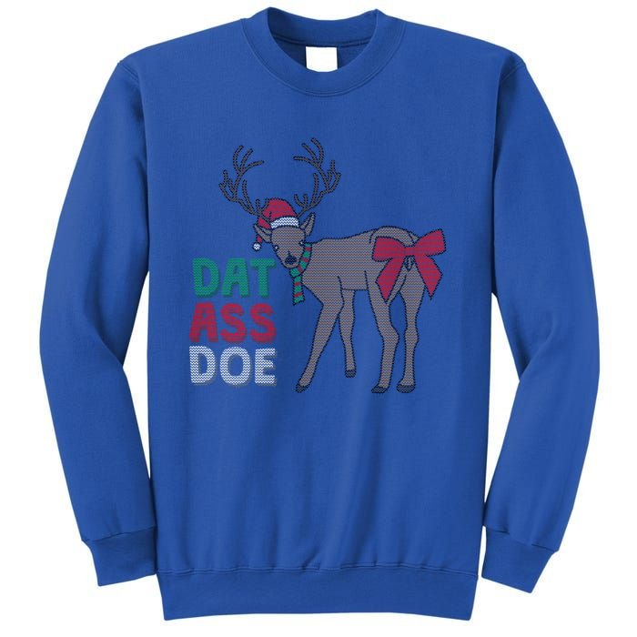 Dat Ass Doe Reindeer Naughty Funny Christmas Gift Sweatshirt