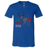 Dat Ass Doe Reindeer Naughty Funny Christmas Gift V-Neck T-Shirt