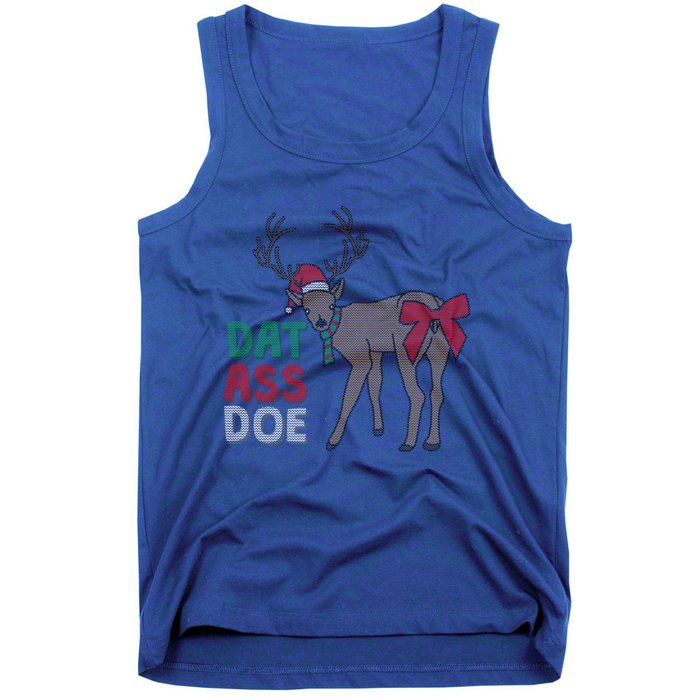 Dat Ass Doe Reindeer Naughty Funny Christmas Gift Tank Top