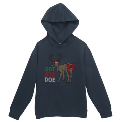 Dat Ass Doe Reindeer Naughty Funny Christmas Gift Urban Pullover Hoodie