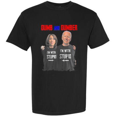 Dumb And Dumber Haris And Biden Vote For Trump 2024 Garment-Dyed Heavyweight T-Shirt