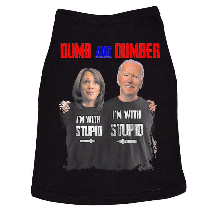 Dumb And Dumber Haris And Biden Vote For Trump 2024 Doggie Tank