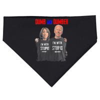 Dumb And Dumber Haris And Biden Vote For Trump 2024 USA-Made Doggie Bandana