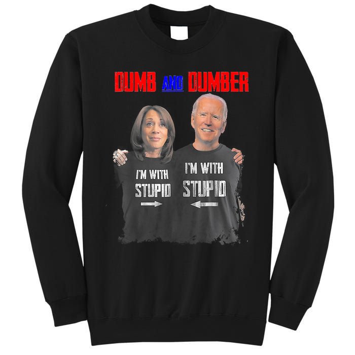 Dumb And Dumber Haris And Biden Vote For Trump 2024 Sweatshirt