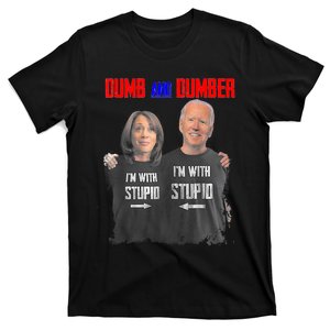 Dumb And Dumber Haris And Biden Vote For Trump 2024 T-Shirt