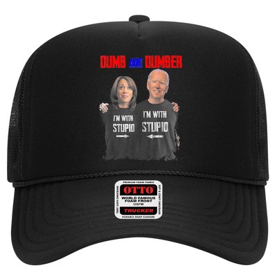 Dumb And Dumber Haris And Biden Vote For Trump 2024 Trucker Hat