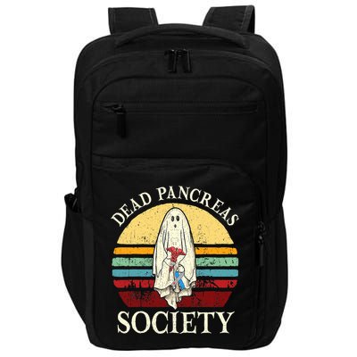 Diabetes Awareness Dead Pancreas Society Halloween Ghost Impact Tech Backpack
