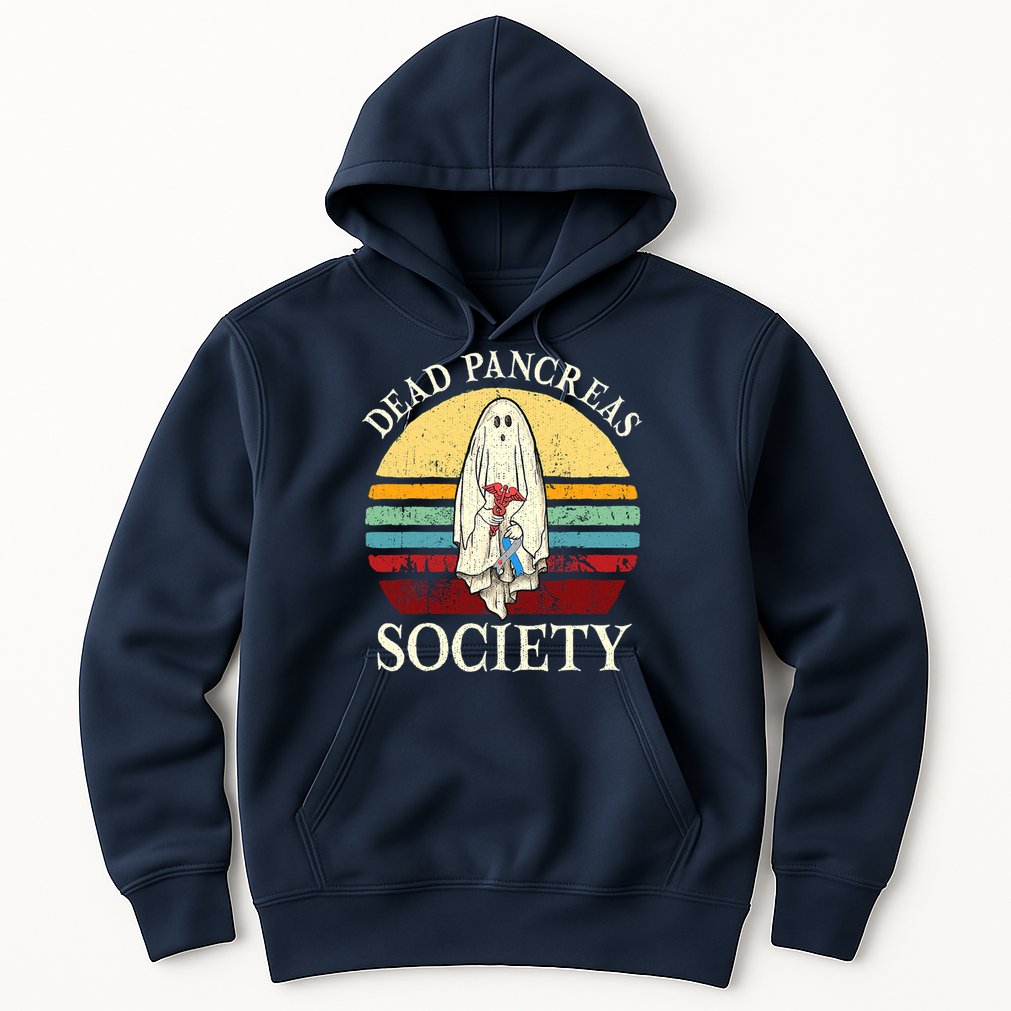 Diabetes Awareness Dead Pancreas Society Halloween Ghost Hoodie