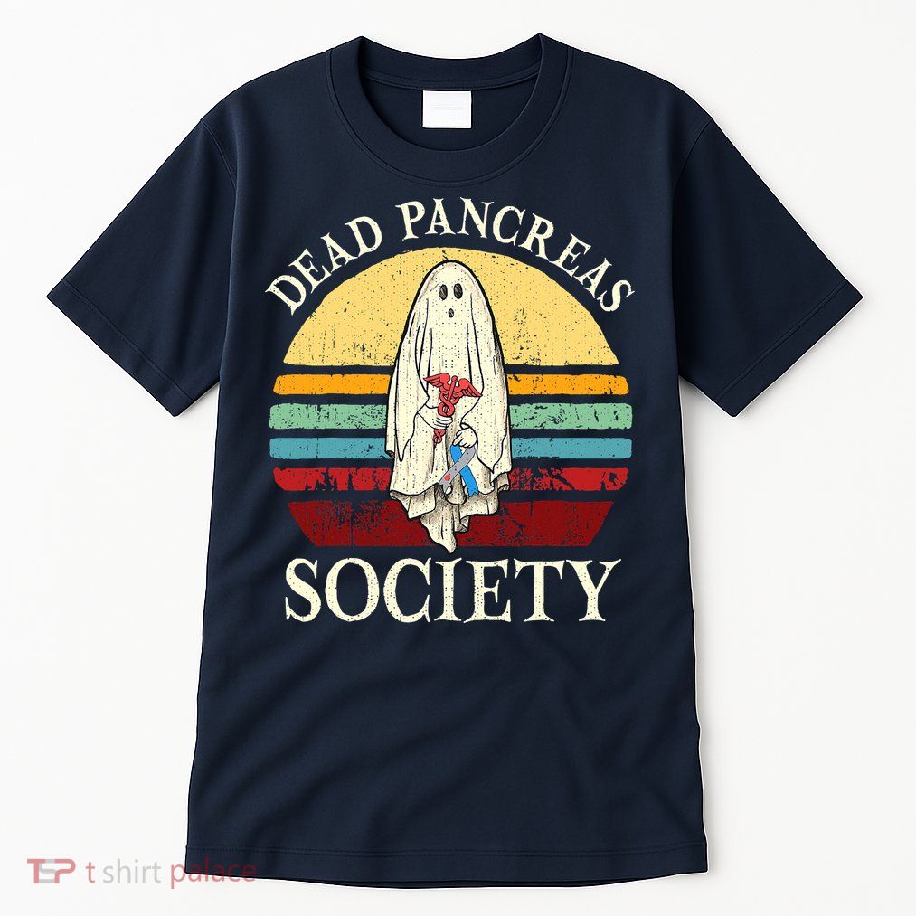 Diabetes Awareness Dead Pancreas Society Halloween Ghost Tall T-Shirt