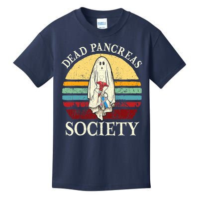 Diabetes Awareness Dead Pancreas Society Halloween Ghost Kids T-Shirt