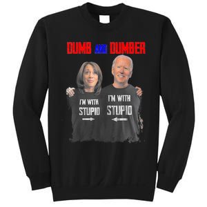 Dumb And Dumber Haris And Biden Vote For Trump 2024 Sweatshirt