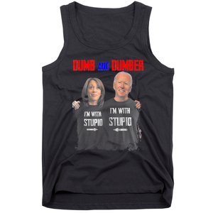 Dumb And Dumber Haris And Biden Vote For Trump 2024 Tank Top