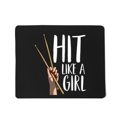 Drummer Art Drumming Drum Set Drummer Mousepad